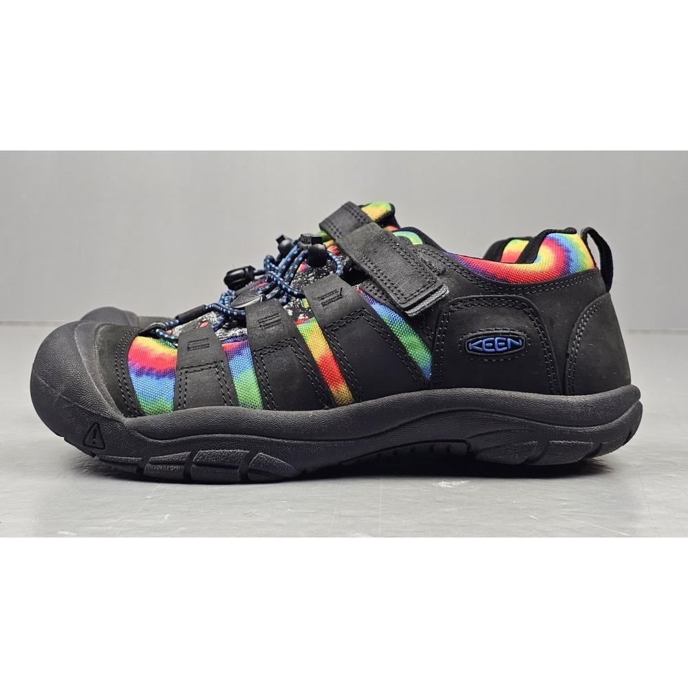Keen Newport‎ Hiking Fisherman Sandals Kids 4Y Water Shoe Multicolor Tye Dye